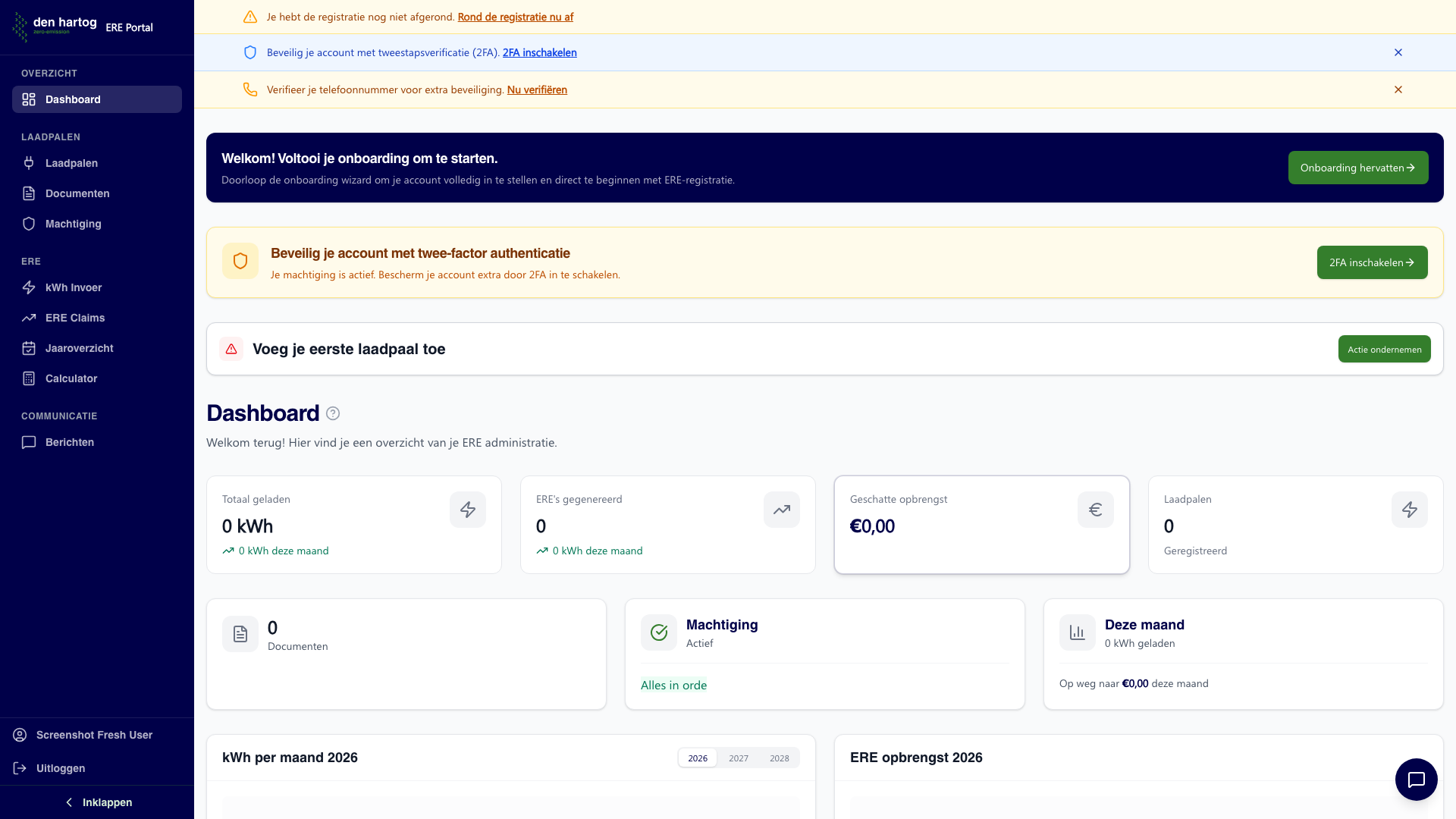 Onboarding banner