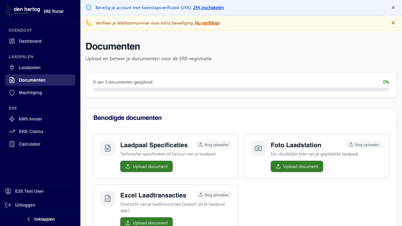 Documenten overzicht